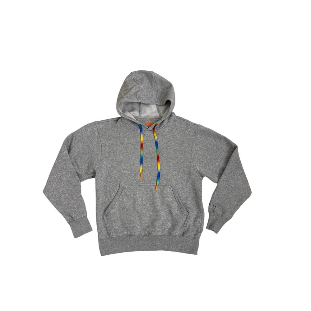 Merrell Pullover Grey Hoodie Rainbow Detail Sweatshirt Size Women's XS